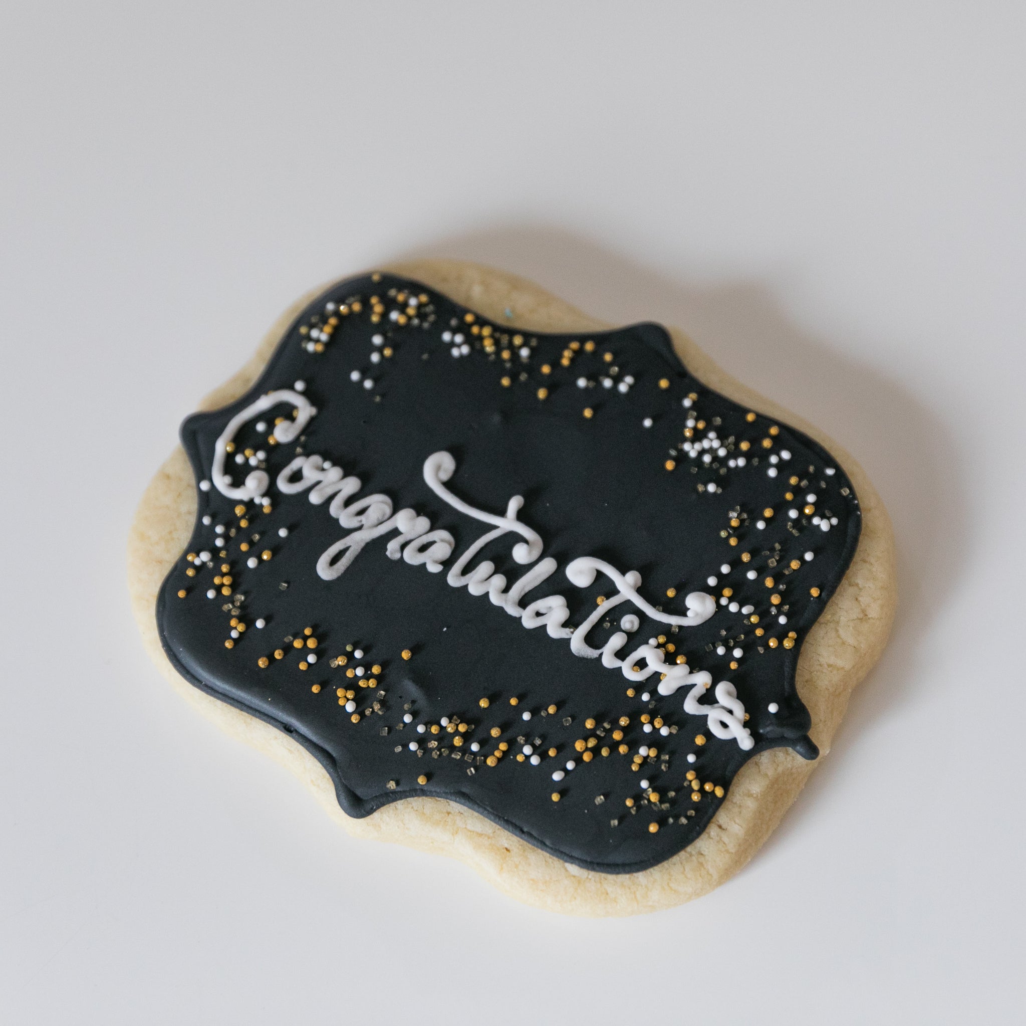 Sweet Frostings Message Cookies- Congratulations