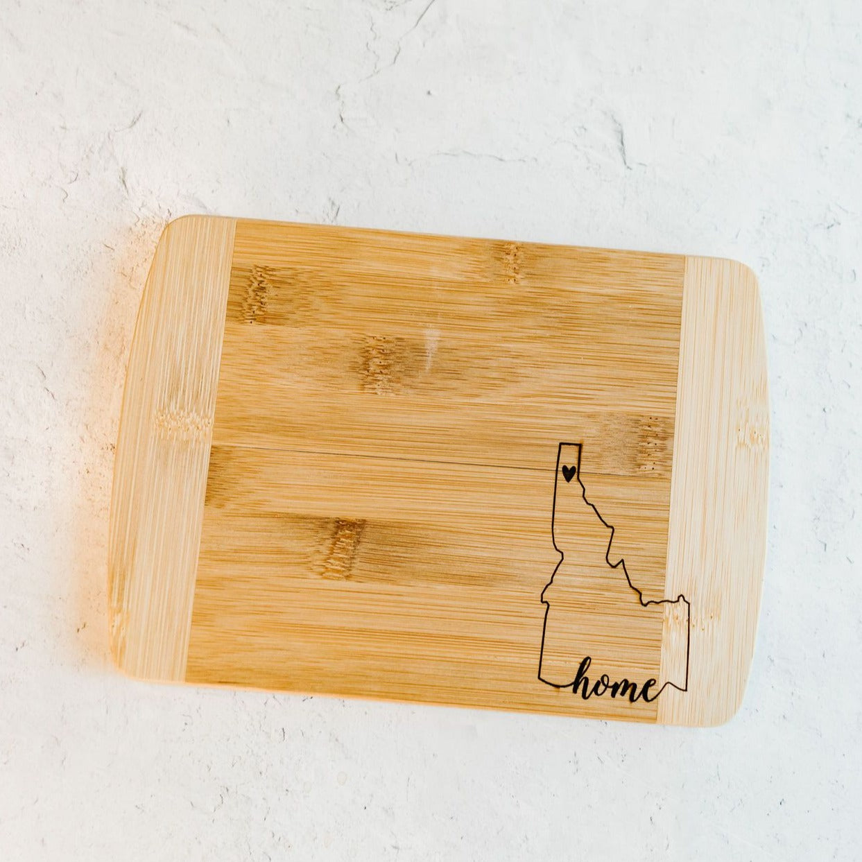Idaho State Engraved Bamboo Cutting Board